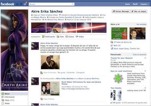 Facebook Profile Page Design