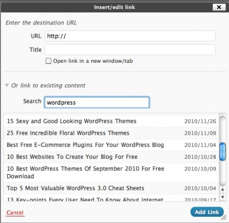 wordpress features