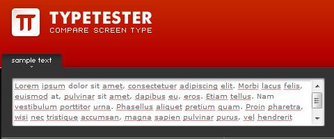 Typetester