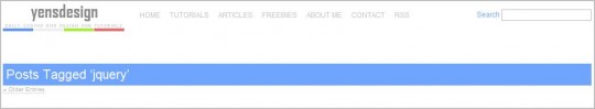 jQuery Tutorial Websites