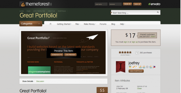 portfolio designs