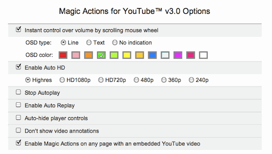 Magic Actions for YouTube™