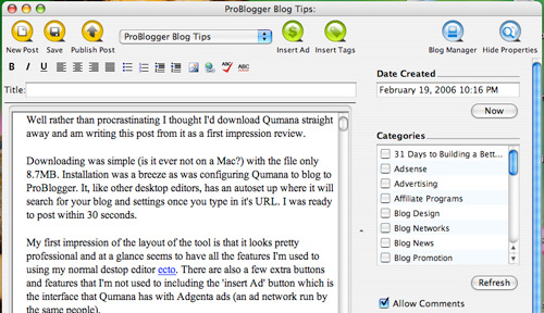 qumana 20+ Essential Tools and Applications For Bloggers