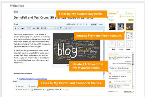zemanta 20+ Essential Tools and Applications For Bloggers