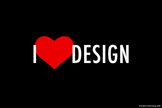I Love Design Typography Wallpaper