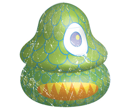3d creature 35 (More) Adobe Illustrator Cartoon Character Tutorials