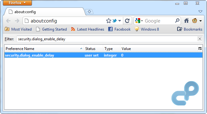 Firefox 4 Dialog Disable