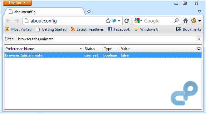 Firefox 4 Tab Animation