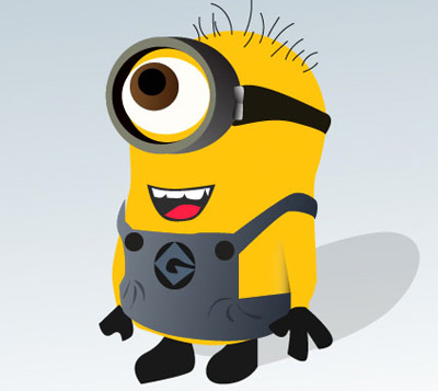 despicable me minion 35 (More) Adobe Illustrator Cartoon Character Tutorials