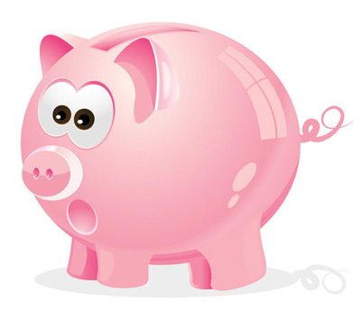 piggy bank 35 (More) Adobe Illustrator Cartoon Character Tutorials