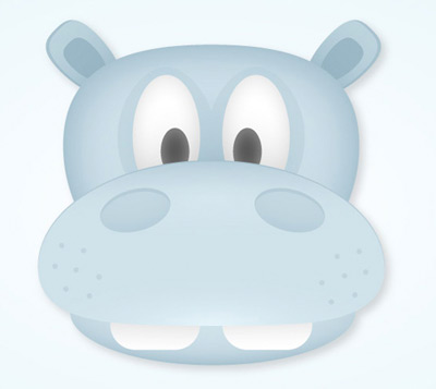 simple hippo 35 (More) Adobe Illustrator Cartoon Character Tutorials