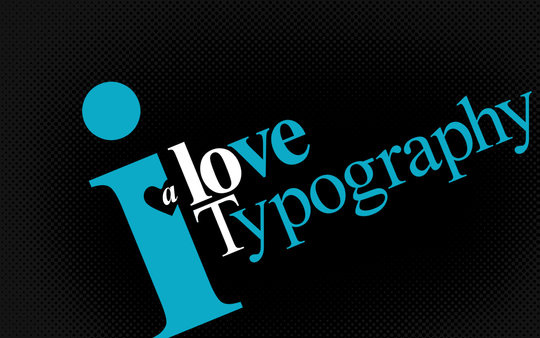 Wallpaper: Mo Lara - I love Typography