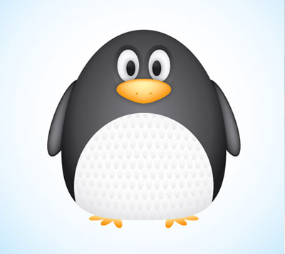 vector penguin 35 (More) Adobe Illustrator Cartoon Character Tutorials