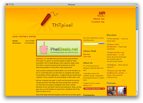 tntpixel 100 Nice and Beautiful Blog Designs