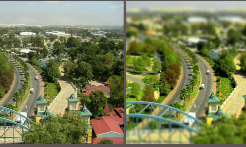 How to Photoshop Tilt Shift