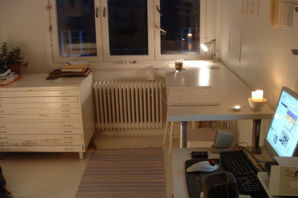 working late office space Inspirational Workspace: 60 Awesome Setups