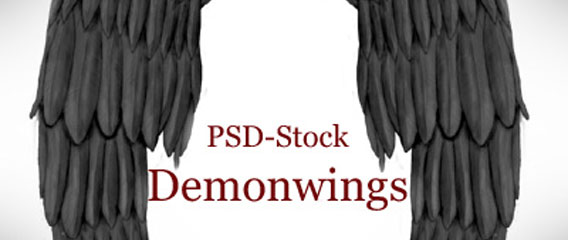Demon Wings - PSD STOCK