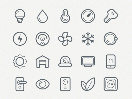 smart-house-icon-set