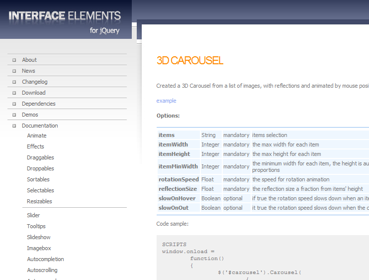 jQuery Carousel Sliders