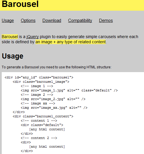 jQuery Carousel Sliders