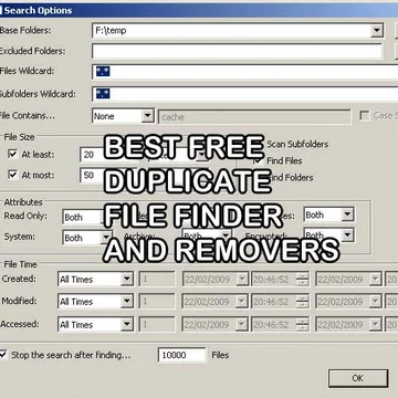 Best Free Duplicate File Finder and Removers