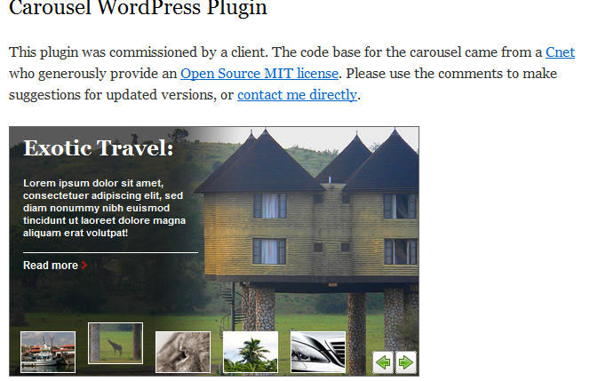 jQuery Carousel Sliders