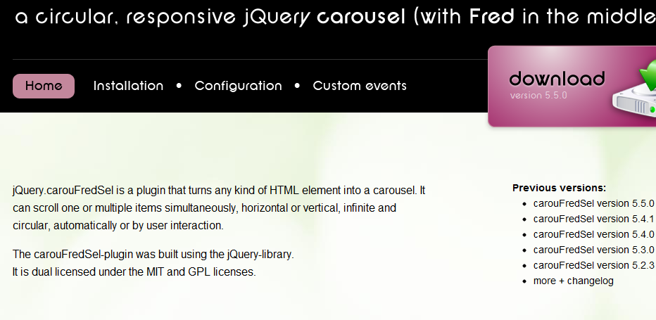 jQuery Carousel Sliders