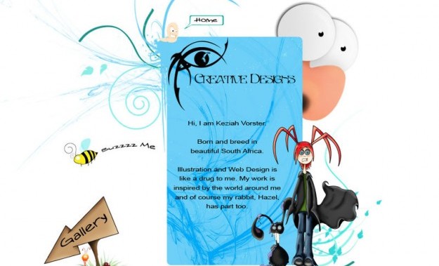 Creative portfolio design
