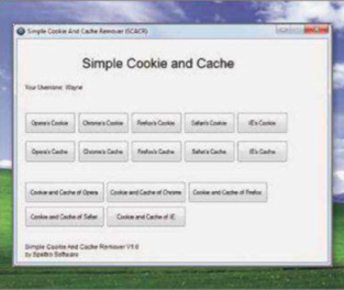 remove cookie and cache