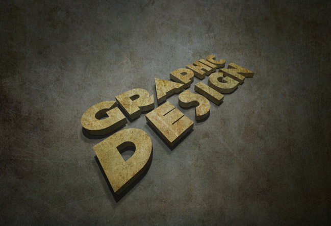 3D Grunge Text Tutorial With Illustrator and Photoshop