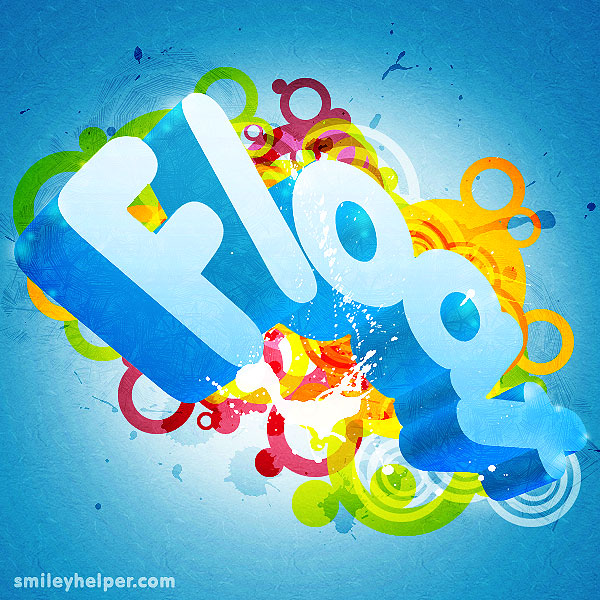 3d abstract text tut