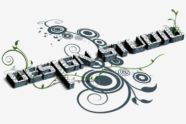 Floral-3D-Text-Effect
