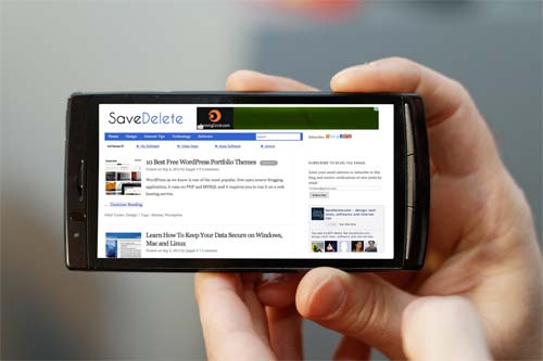 mobile website