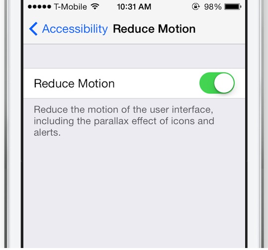 parallax motion