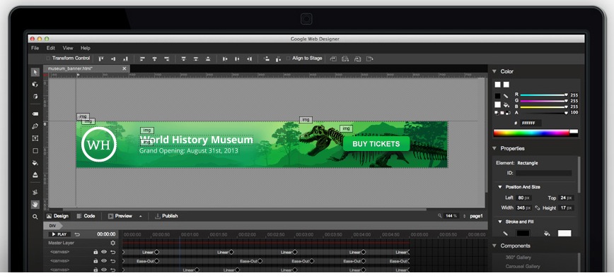web designer tool from google