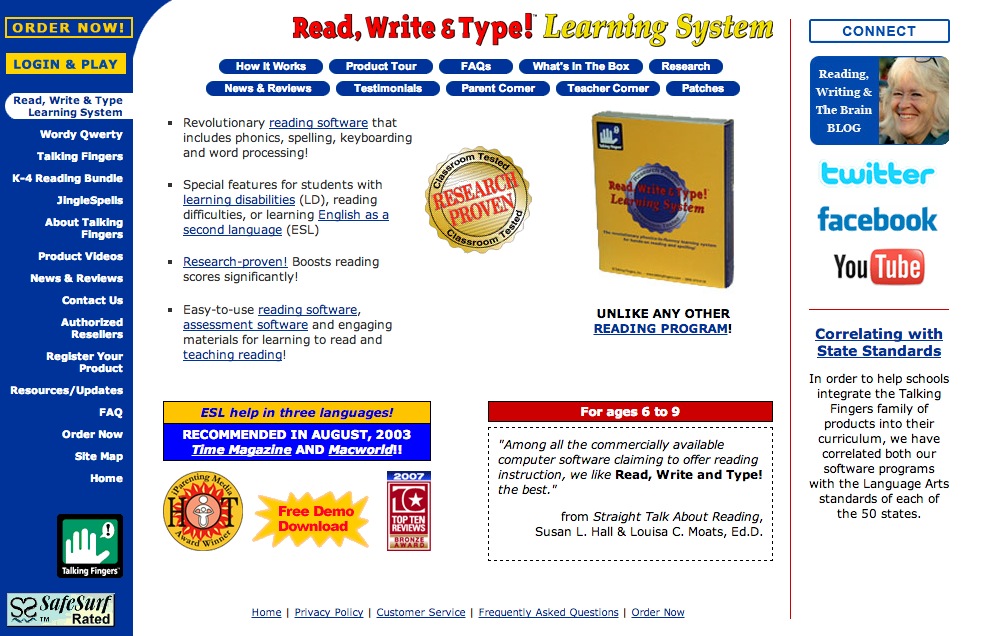 Read, Write & Type! Learning System
