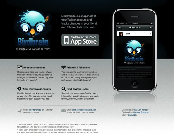 Birdbrain Website