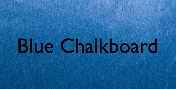 Blue Chalkboard Keynote Template