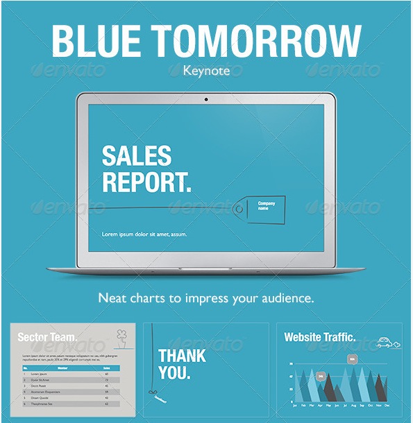 Blue Tomorrow Keynote Template