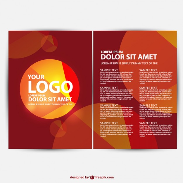 Brochure background free