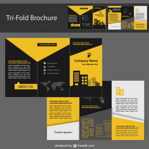 Brochure free corporate identity design