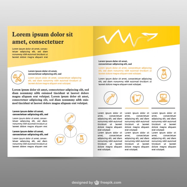 Brochure pages background free