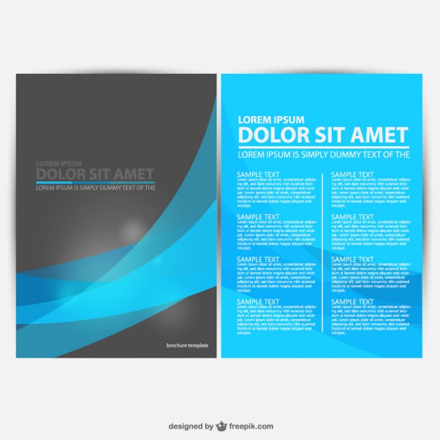 Brochure vector graphics free download