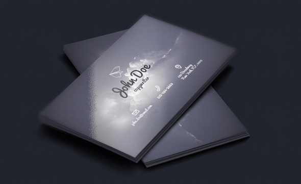 Copywriter Free Business card psd