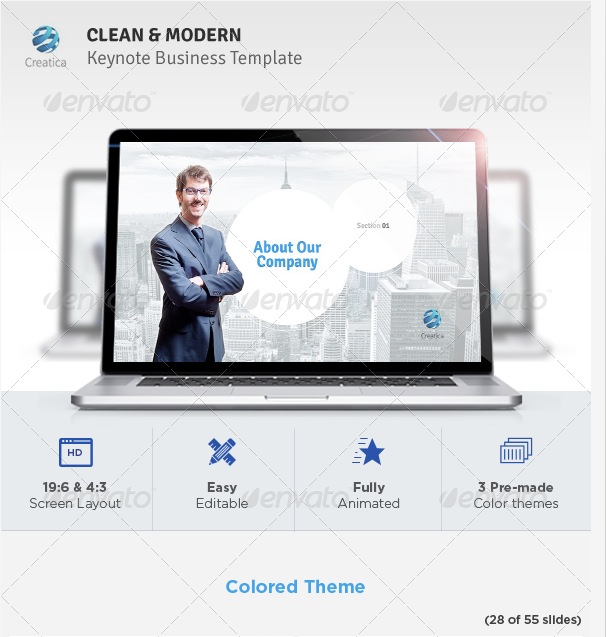 Creatica - Modern Keynote Template