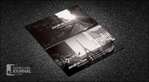 Elegant & Stylish Photography Free Business Card Template