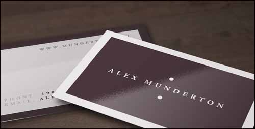 Free Minimal PSD Business Card Template