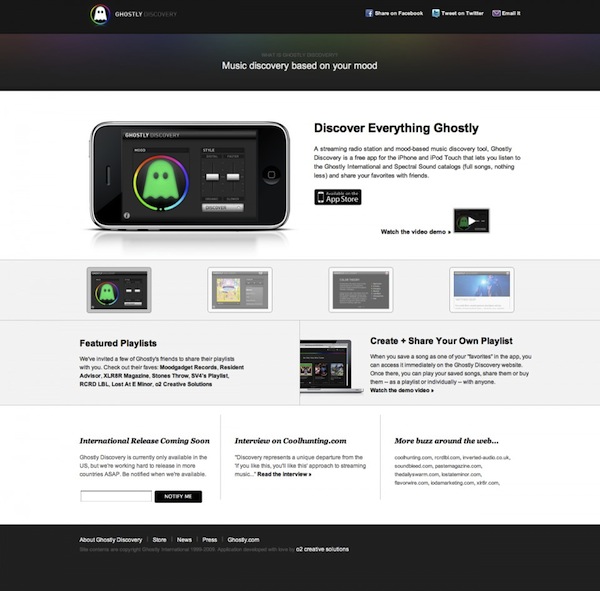 Ghostly Discovery Website