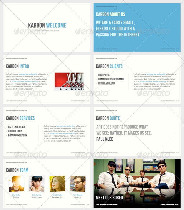 Karbon - Keynote Presentation Template