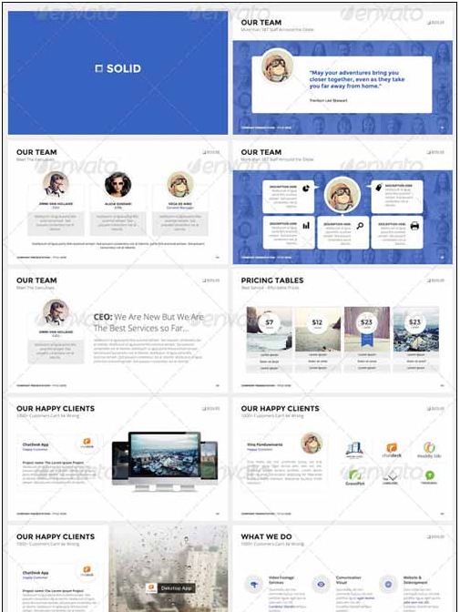 Solid Keynote Template